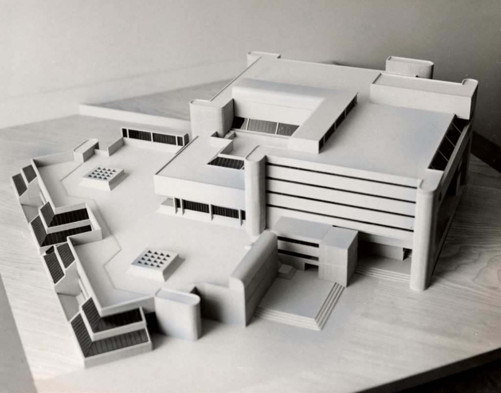 Weldon Library architectural model from 1967